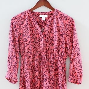 Motherhood Maternity Empire Henley 3/4 Sleeve Top